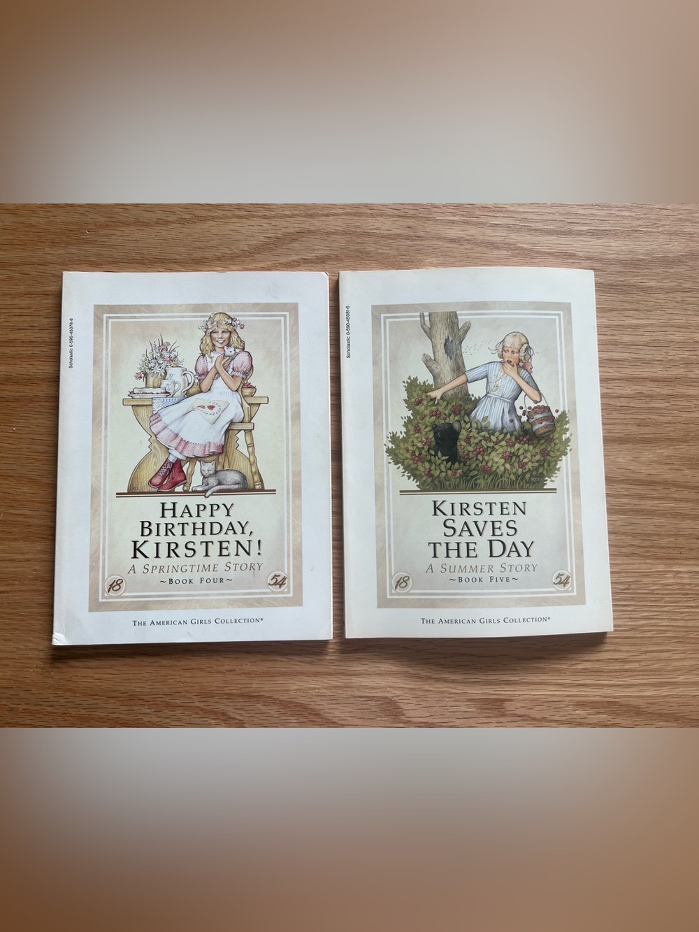 American Girl Kirsten Paperback Book Lot - Happy Birthday & Saves the Day